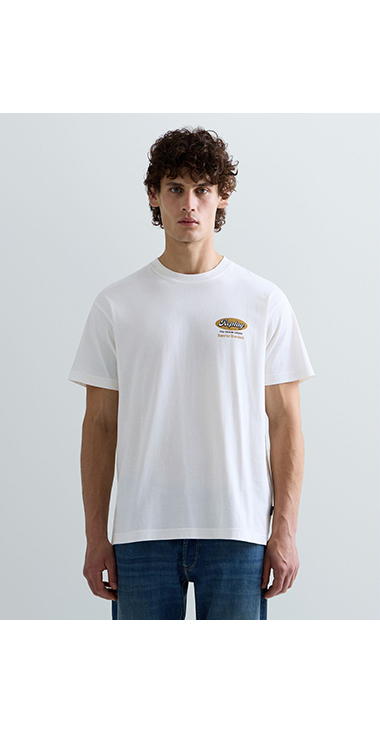 インダストリアルテイスト プリントTシャツ